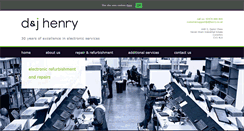 Desktop Screenshot of djhenry.co.uk